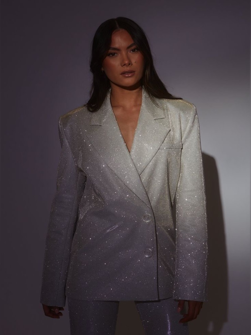 SLA The Label Paloma Sparkle Oversized Blazer